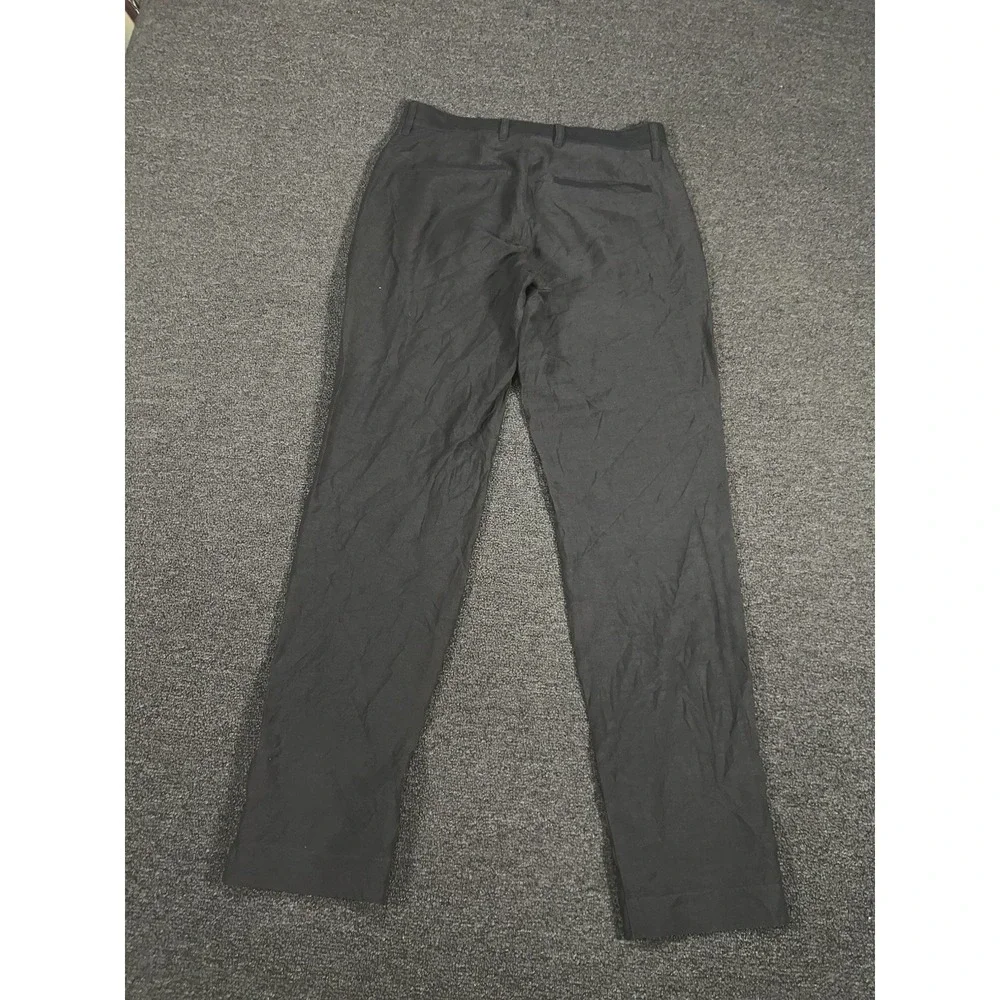 Outlier Injected Linen Pants Mens 30 Black Lightweight Tech Linen Trousers